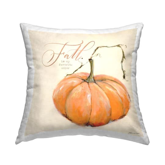 Stupell Industries Fall is My Favorite Color Throw Pillow
